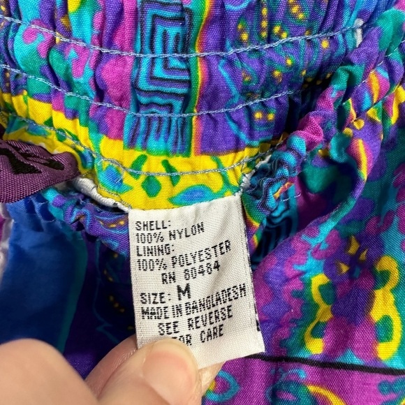 Vintage 80s‎ MTO Surf Long Board Shorts Swim Trunks  Sail Board Wind Sz M Nylon - Picture 4 of 6